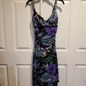 Floral high/low dress